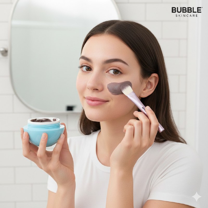 MASCARILLA FACIAL DE ARCILLA DESINTOXICANTE QUE ELIMINA IMPUREZAS, GRASA Y RESIDUOS DE LA PIEL BUBBLE 45ML (DUPE DRUNK ELEPHANT)