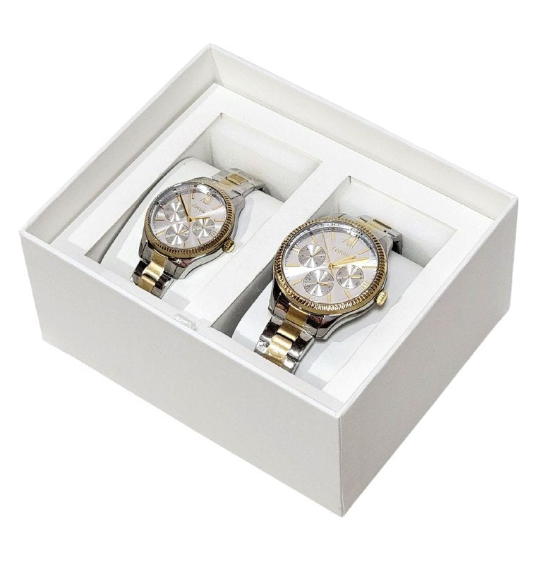 RELOJ ORIGINAL FOSSIL DUO DAMA Y CABALLERO VENTA POR UNIDAD O EN DUO