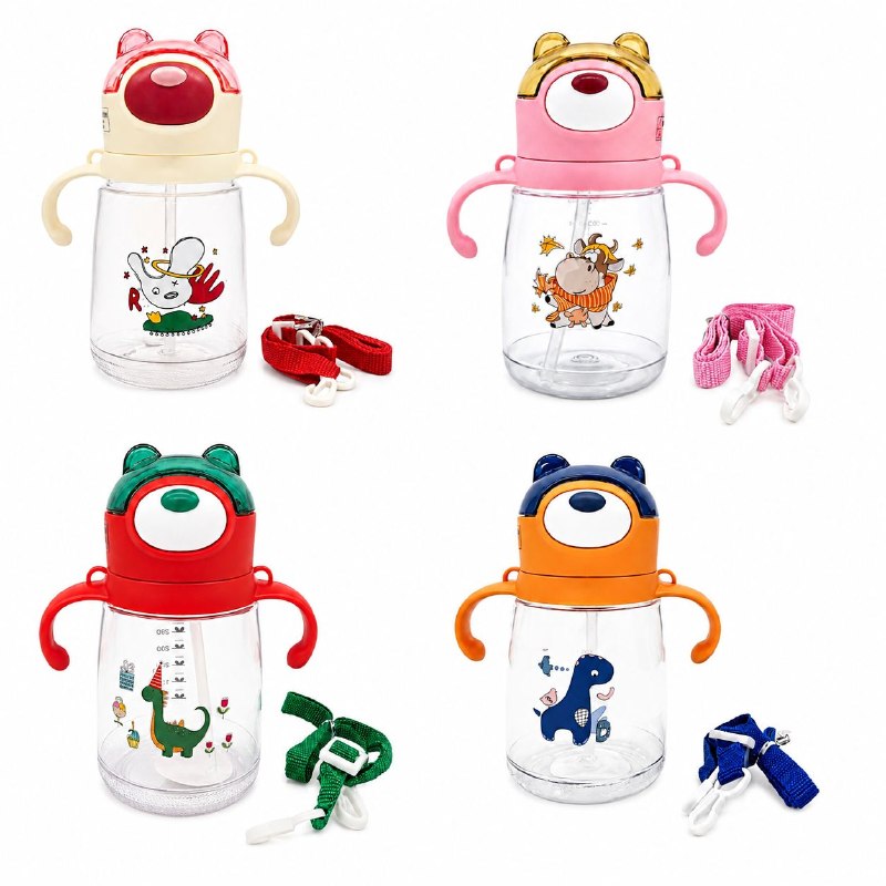 VASO INFANTIL DE OSO AGARRE CÓMODO  450ML