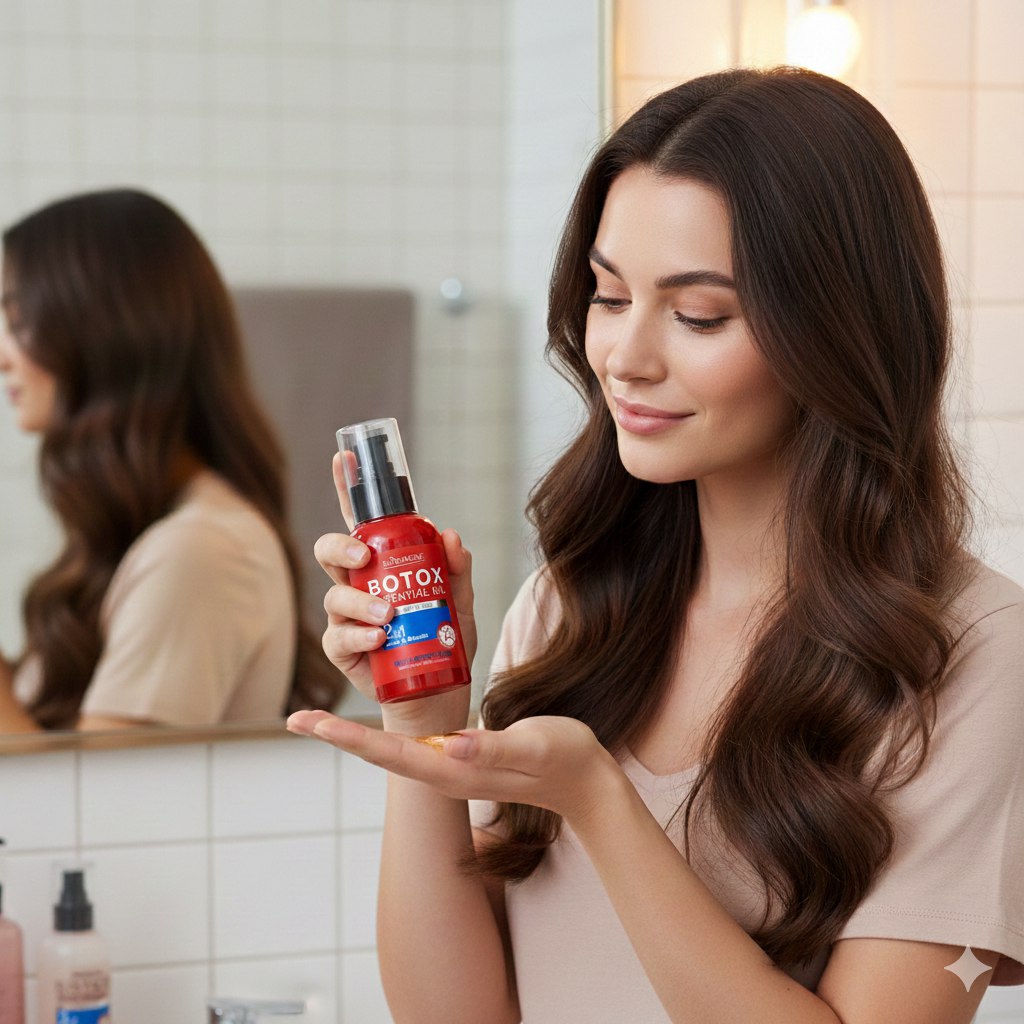 ACEITE PARA EL CABELLO DE BÓTOX Y QUERATINA 2 EN 1 KORMESIC 100ML