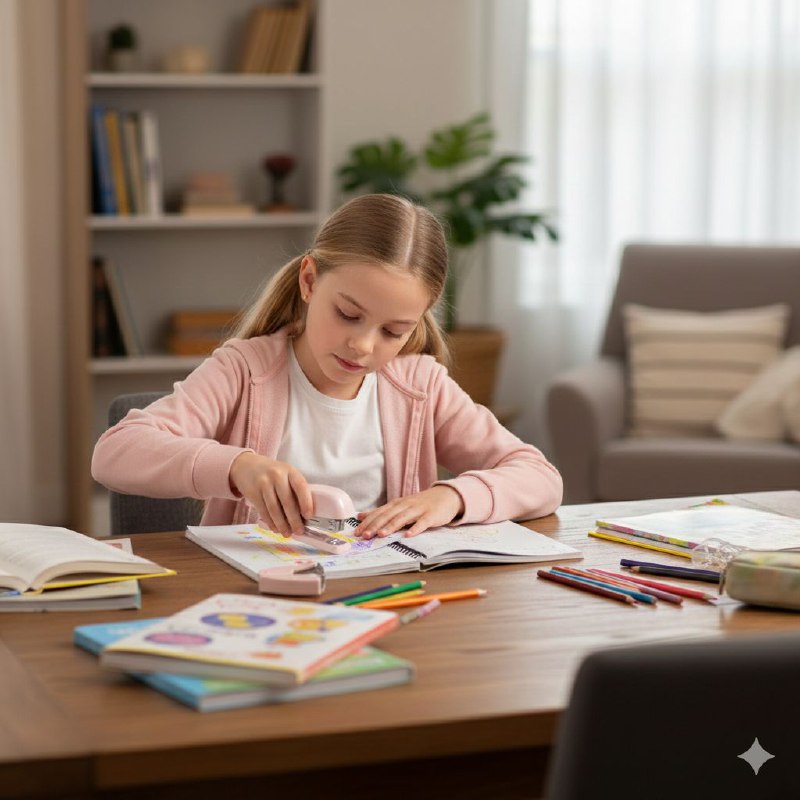 SET DE UTILES DE PAPELERIA PARA NIÑOS 3 EN 1, GRAPADORA, GRAPAS, CORRECTOR, QUITAGRAPAS BIBAILE BBL-829