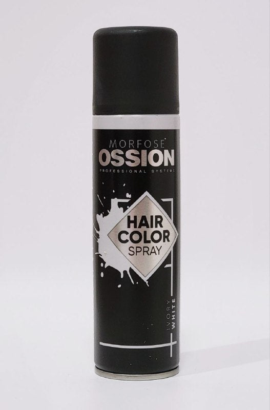 TINTE PARA EL CABELLO EN SPRAY COLOR BLANCO MARFIL MORFOSE OSSION 150ML