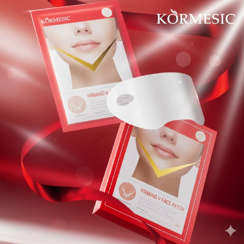 PARCHE FACIAL DE HIDROGEL REAFIRMANTE SUAVIZANTE KORMESIC 1UND