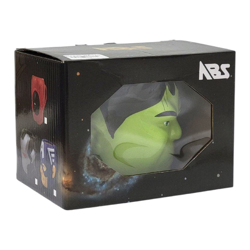 TAZA DE CERAMICA, RESISTENTE AL CALOR, MANGO CREATIVO DISEÑO ABS MARVEL HULK