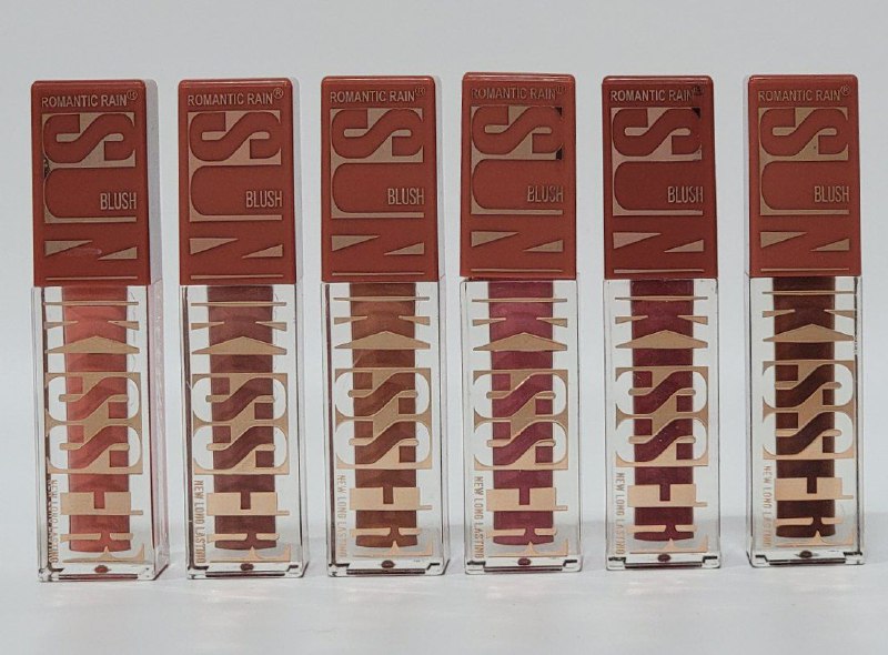 BLUSH BRILLANTE DUPE MAYBELLINE  LIFTER  SUNKISSER LIQUIDO IMPERMEABLE DE LARGA DURACION, OJO CARA Y LABIOS, 6 TONOS, ROMANTIC RAIN 5.4ML