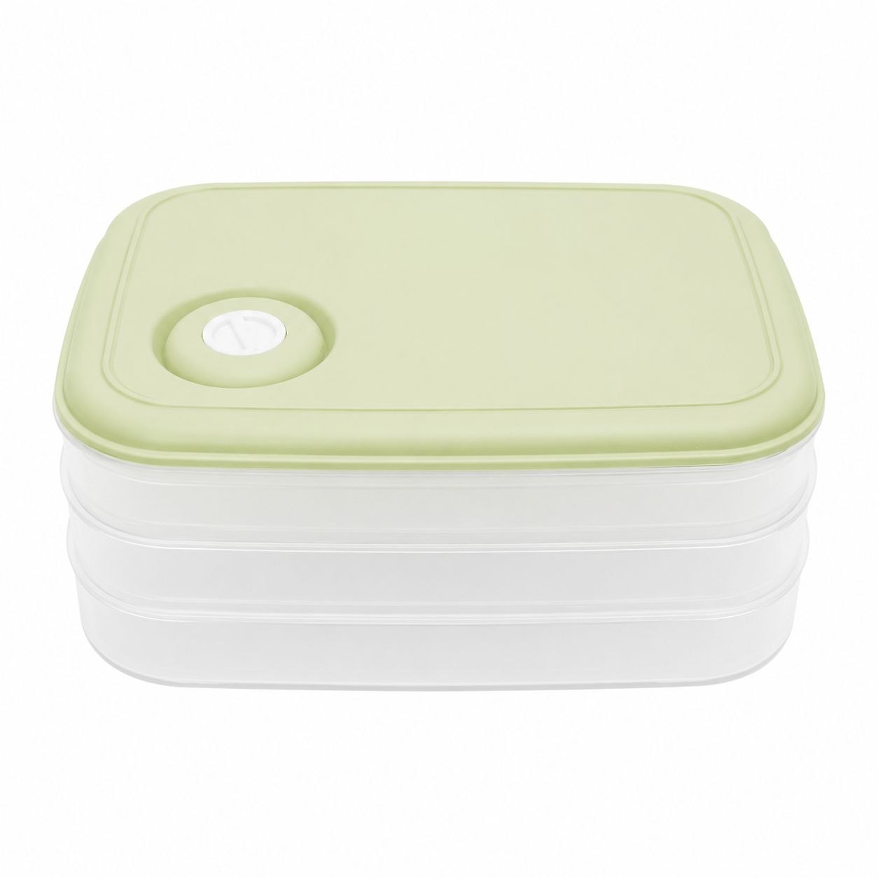 RECIPIENTE HERMÉTICO TRANSLÚCIDO PARA REFRIGERADORA Y ALMACENAMIENTO CON VÁLVULA DE CONSERVACIÓN BENELI HOME 12x28 CM