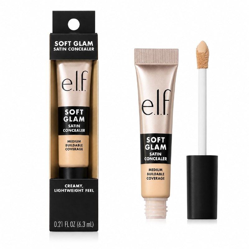 CORRECTOR DE OJERAS E IMPERFECCIONES DE COBERTURA MEDIA CREMOSA ELF 6.3ML