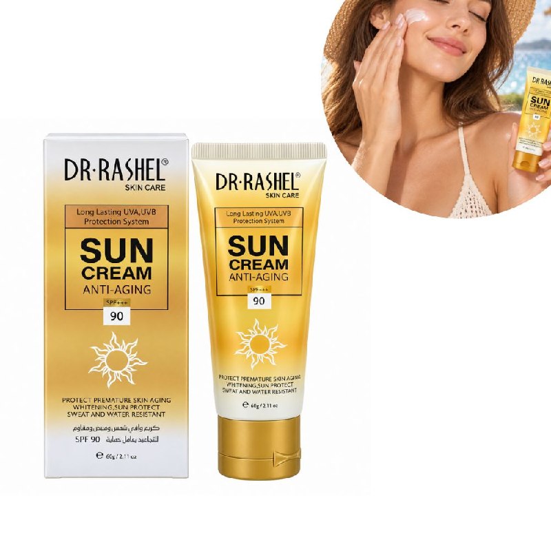 PROTECTOR SOLAR EN CREMA BLANQUEADORA Y ANTIENVEJECIMIENTO SPF 90 DR RASHEL 60G