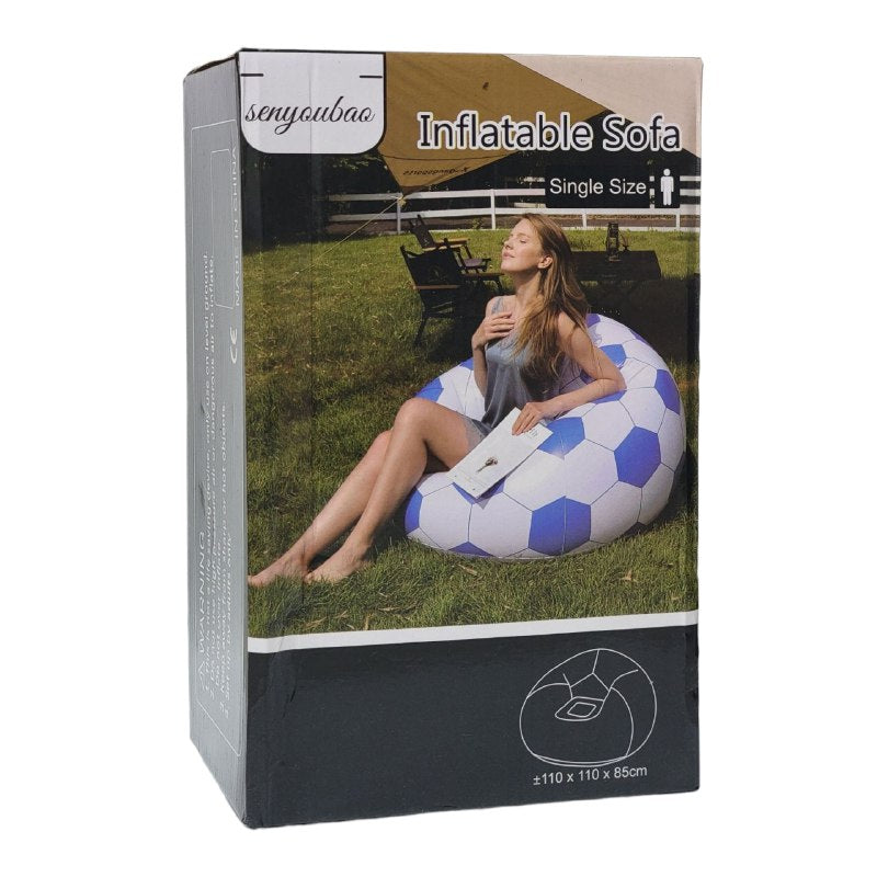 SOFA INFLABLE COMODO PARA CUARTO O JARDIN DE MAXIMA COMODIDAD 3 ESTILOS SANYOUBAO