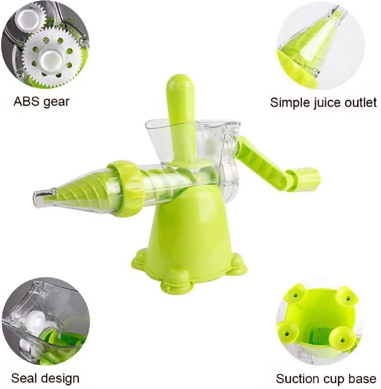 MAQUINA EXTRACTOR MANUAL DE JUGOS PEQUEÑO MULTIFUNCIONAL PARA FRUTAS Y VERDURAS