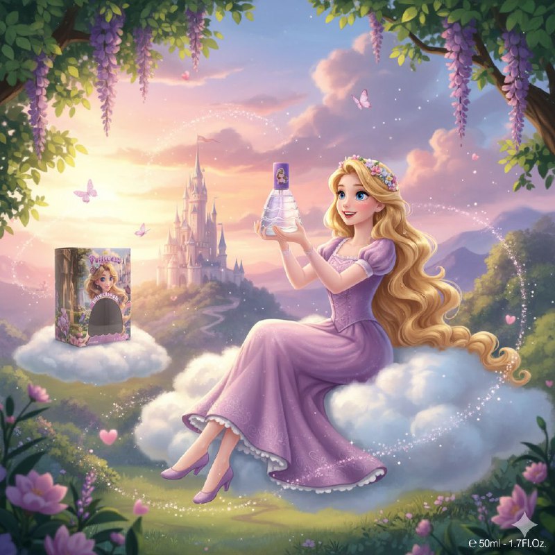 SPRAY COLLECTION CIRLINE PRINCESS GOLDENTWIRL EDT 50ML (M)