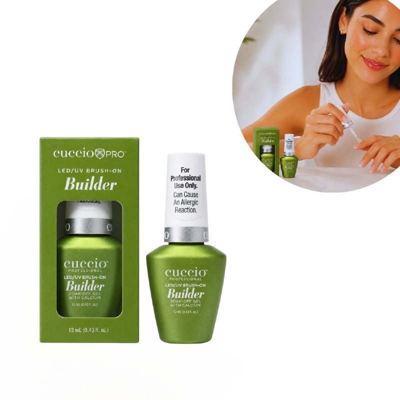 GEL CONSTRUCTOR PRO FORTIFICANTE QUE APORTA MAXIMA ESTRUCTURA, GROSOR Y RESISTENCIA A LA UÑA NATURAL CON CALCIO CLEAR CUCCIO 13ML