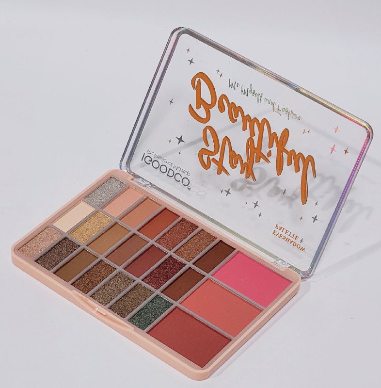 SOMBRA DE OJOS EN PALETA INCLUYE 21 SOMBRAS Y 3 RUBORES IGOODCO STAY BEAUTIFUL