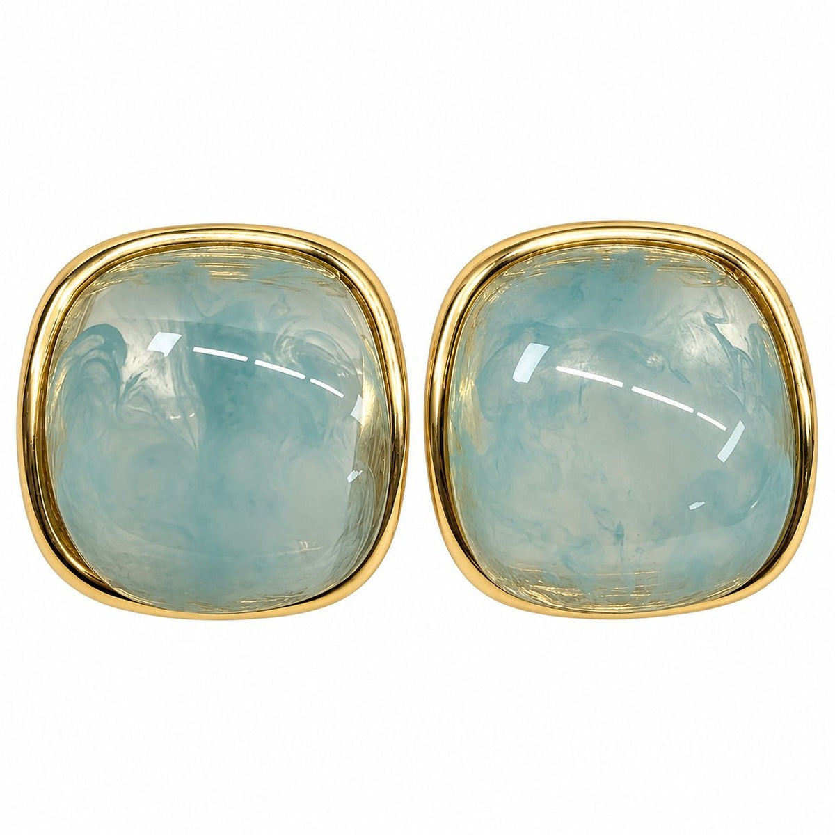 ARITOS DE ENCHAPE PARA DAMA 2CM