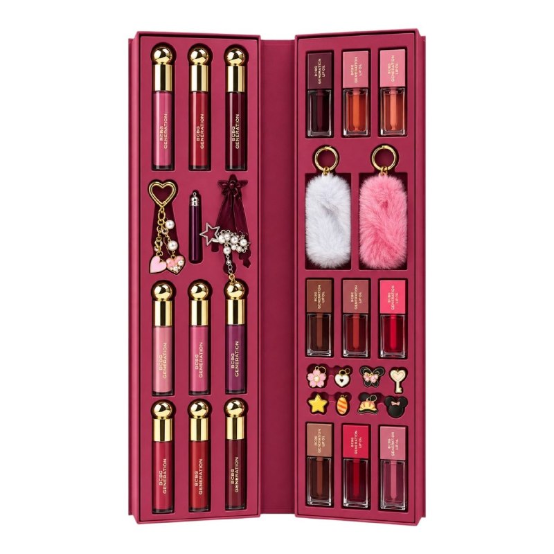 SET DE MAQUILLAJE DE LUJO PARA LABIOS  DE 31 PIEZAS CON LIP GLOSS, LIP OILS Y ACCESORIOS DECORATIVOS BCB GENERATION