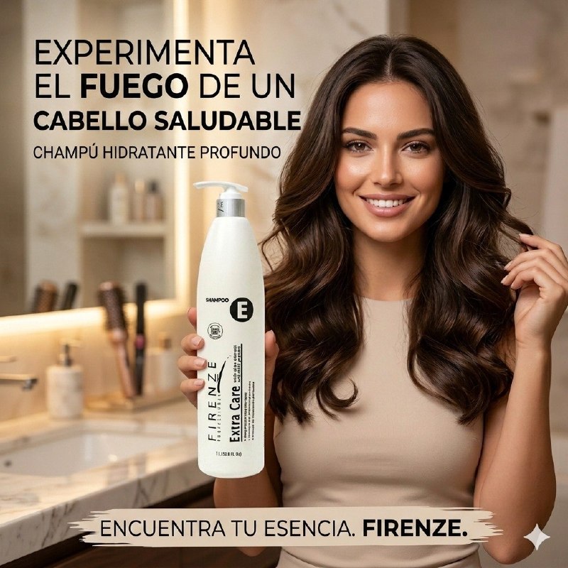 SHAMPOO PROFESIONAL NUTRITIVO E HIDRATANTE DE PROTEINA DE LECHE HIDROLIZADA FIRENZE 1L
