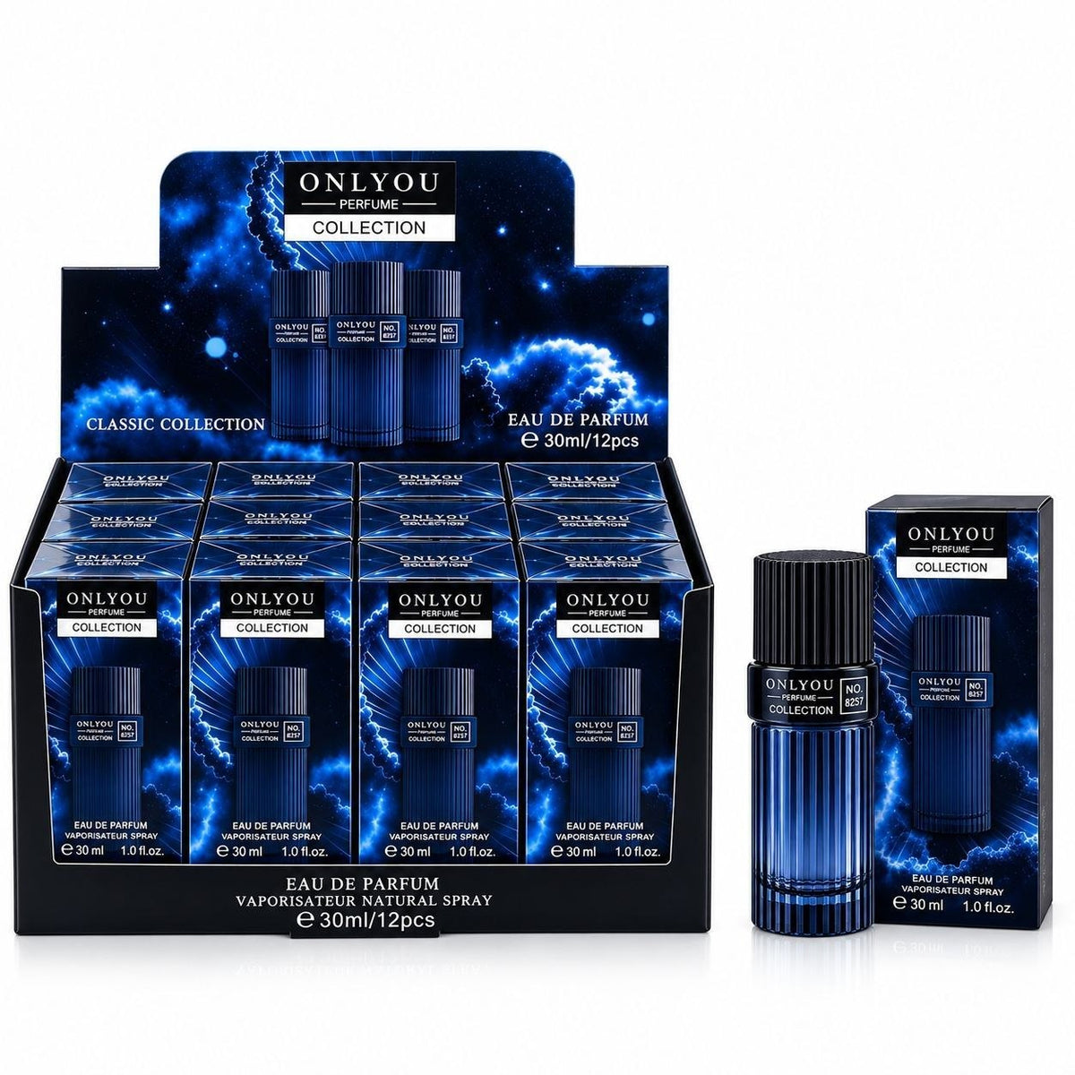 PERFUME ECONÓMICO N°8257 EAU DE PARFUM ONLYOU 30ML