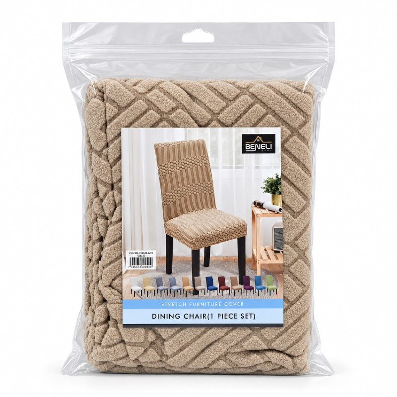 FUNDA ELASTICA PROTECTORA PARA SILLA DE COMEDOR AJUSTABLE BENELI HOME