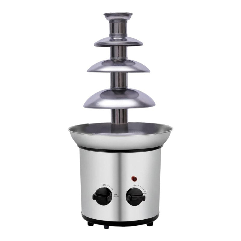 FUENTE DE CHOCOLATE FONDUE DE ACERO INOXIDABLE ELECTRICA