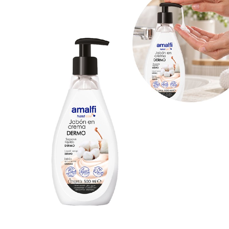 JABON LIQUIDO PARA MANOS DERMOPROTECTOR AMALFI 500ML