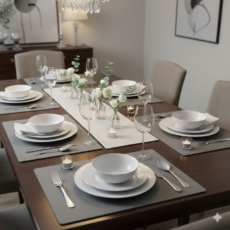 MANTELES INDIVIDUALES RECTANGULARES PARA COMEDOR DE COCINA ELEGANTE 30X45CM HOME LIVING