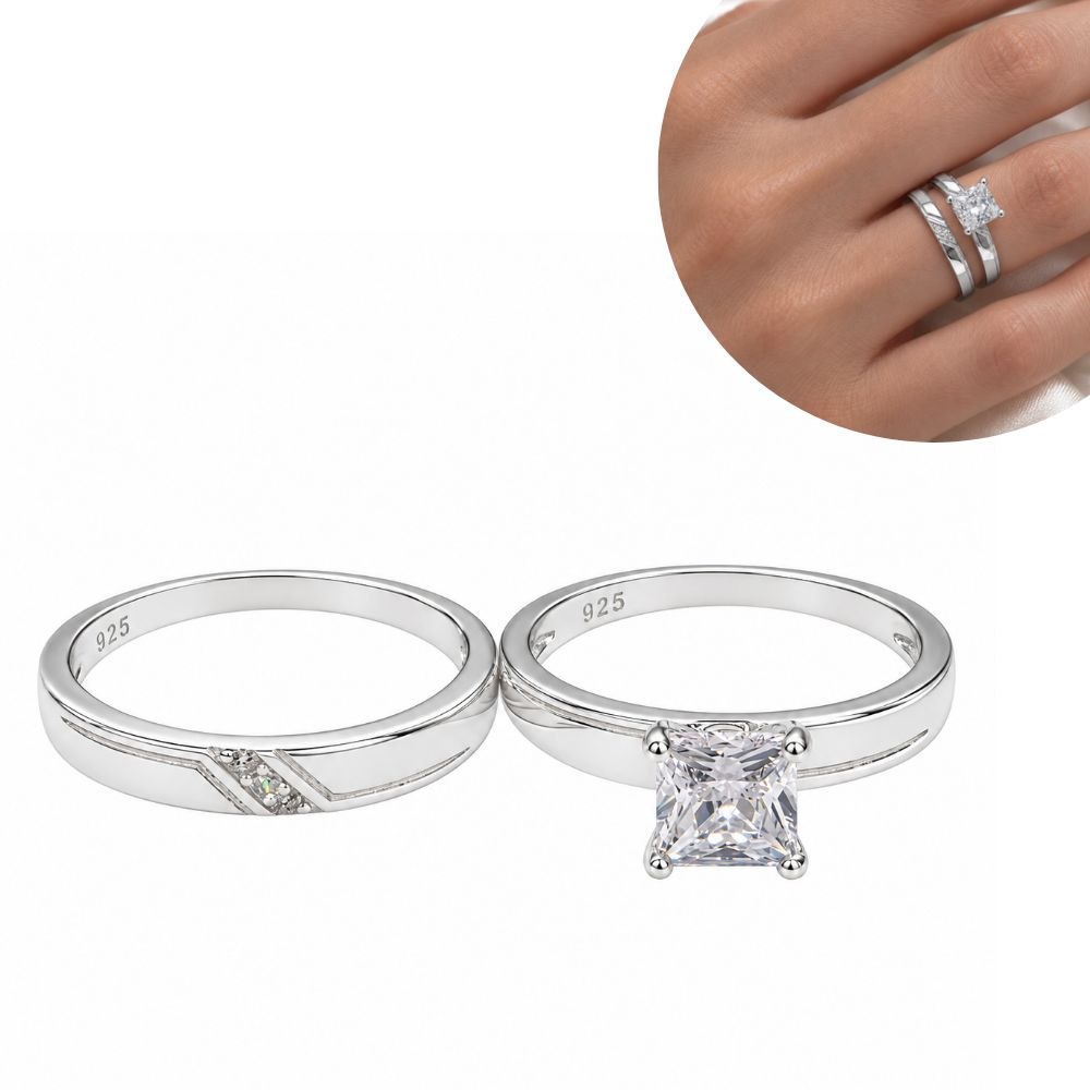 ANILLO DE PLATA 925 PARA MATRIMONIO