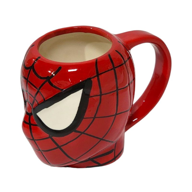 TAZA DE CERAMICA, RESISTENTE AL CALOR, MANGO CREATIVO DISEÑO ABS MARVEL SPIDER MAN