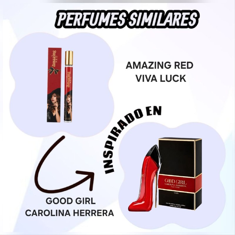 PERFUME EN TUBO PARA HOMBRE AMAZING RED 31 EDT 35ML (H) (AROMA SIMILAR CAROLINA HERRERA GOOD GIRL VERY)
