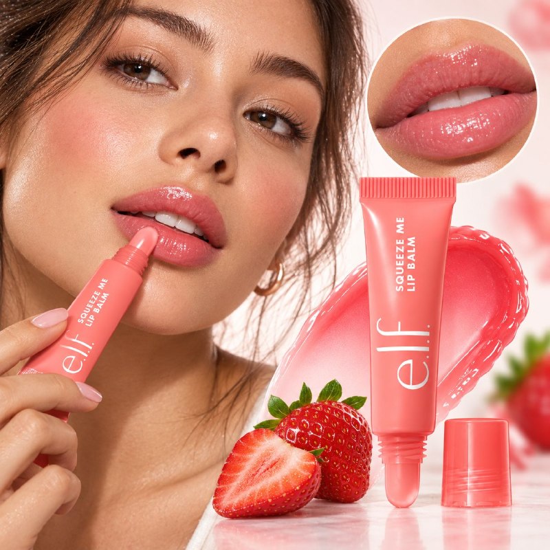 BALSAMO LABIAL HIDRATANTE Y SUAVIZANTE SABOR FRESA ELF 6G