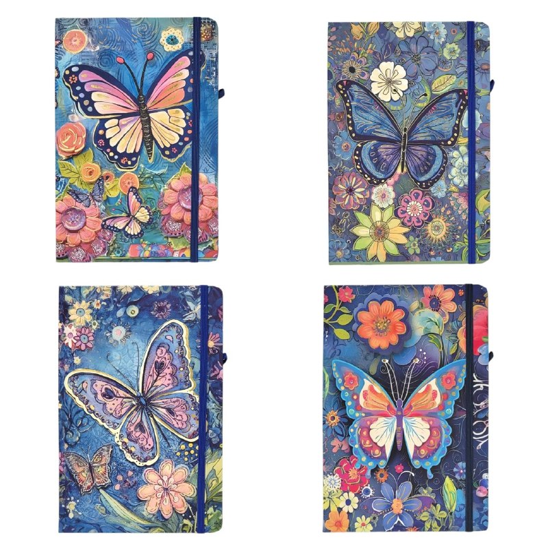 CUADERNO AGENDA DE NOTAS PREMIUM DE TAPA DURA ELEGANTE Y BONITOS DISEÑOS ALFA 14X21CM