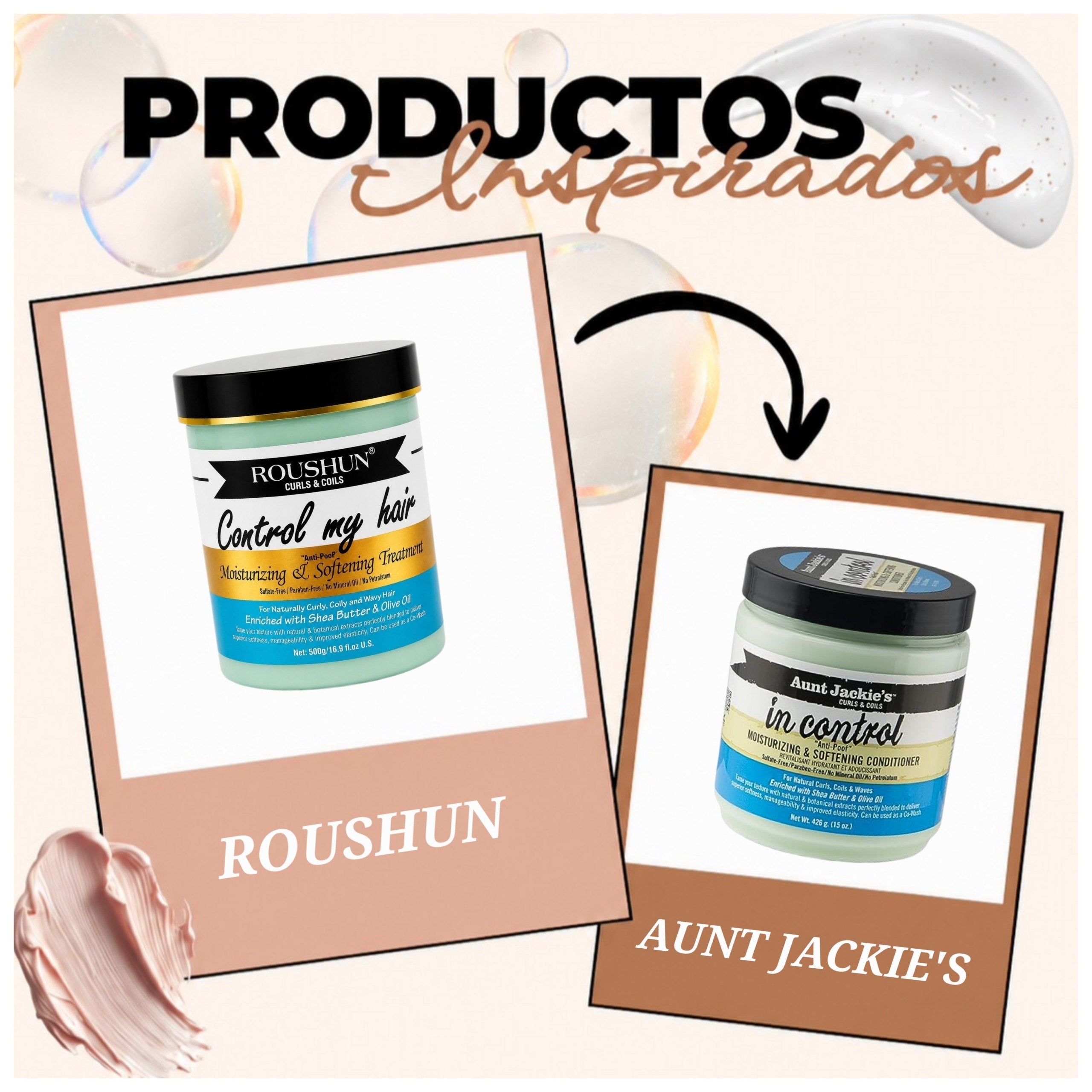 TRATAMIENTO CAPILAR CABELLO MÁS MANEJABLE, SUAVE Y FÁCIL DE CONTROLAR AYUDA A SUAVIZAR LA TEXTURA CAPILAR ROUSHUN  500GM
