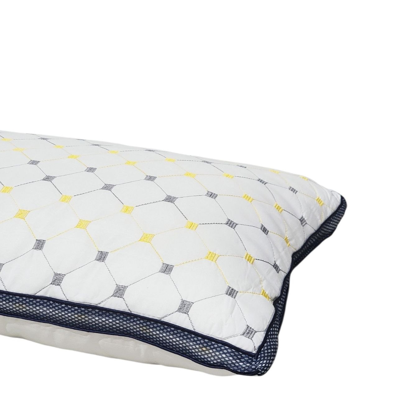 ALMOHADA DE TERCERA GENERACIÓN FABRICADA CON TECNOLOGÍA AVANZADA SOPORTE NECESARIO,TRANSPIRABLE Y CONDUCTORA DE LA HUMEDAD,TEJIDO TRANSPIRABLE,CONTIENE 30% MAS RELLENO BENELI  48X74CM
