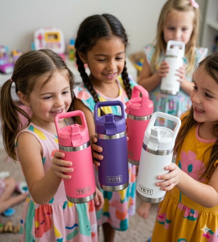 TERMO YETI KIDS ORIGINAL PARA NIÑOS DE ACERO INOXIDABLE DE 12OZ PRECIO POR MAYOR ES POR CAJA