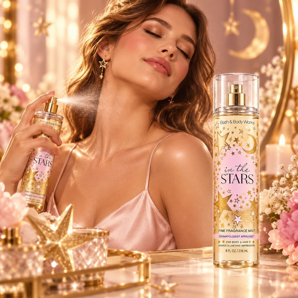 BATH & BODY WORKS SPLASH IN THE STARS FINE 236ML (M)