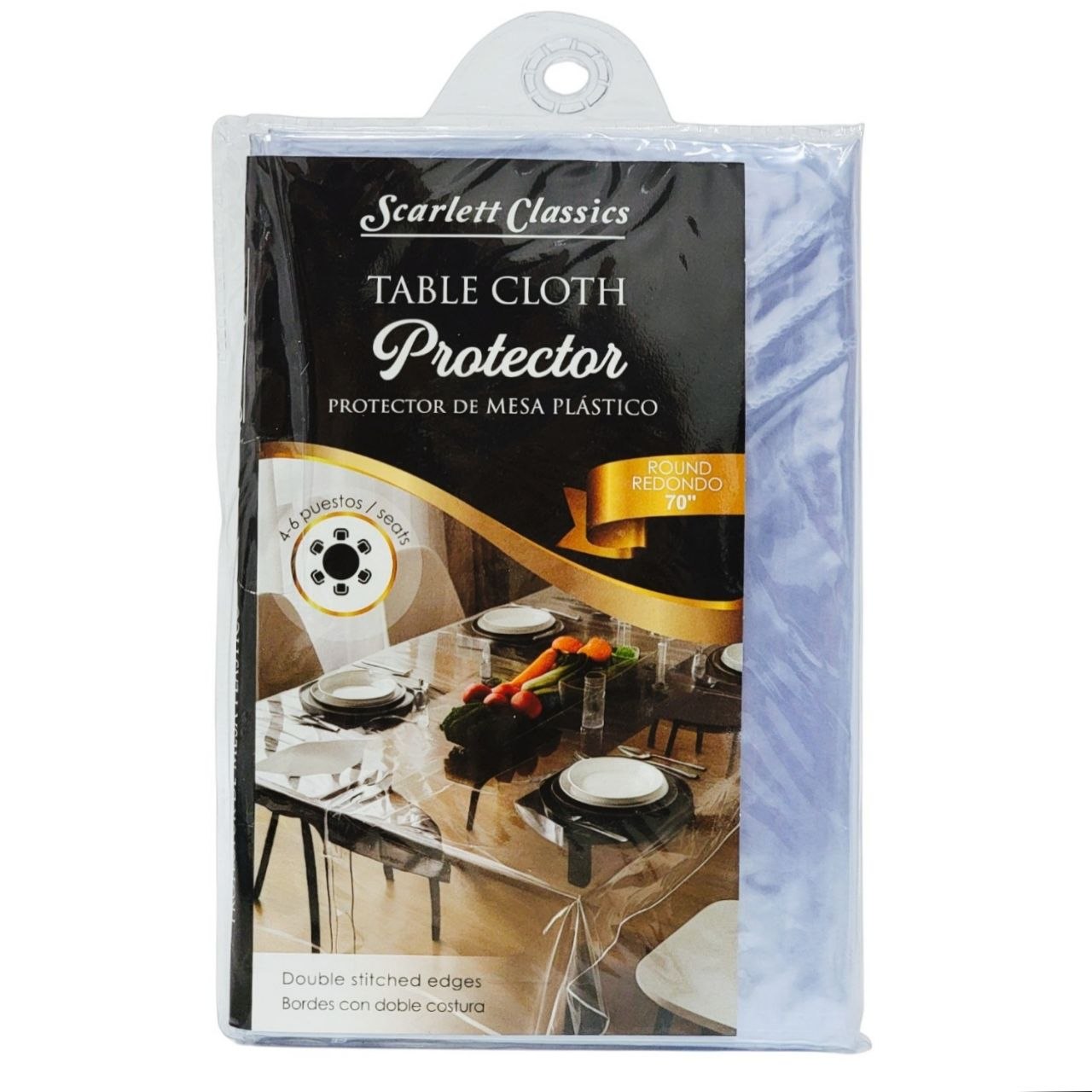 PROTECTOR DE MESA PLASTICO RECTANGULAR 178CM