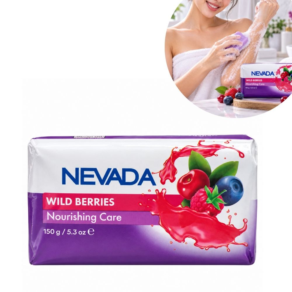 JABÓN CORPORAL Y DE MANOS FRUTOS DEL BOSQUE NEVADA 150G