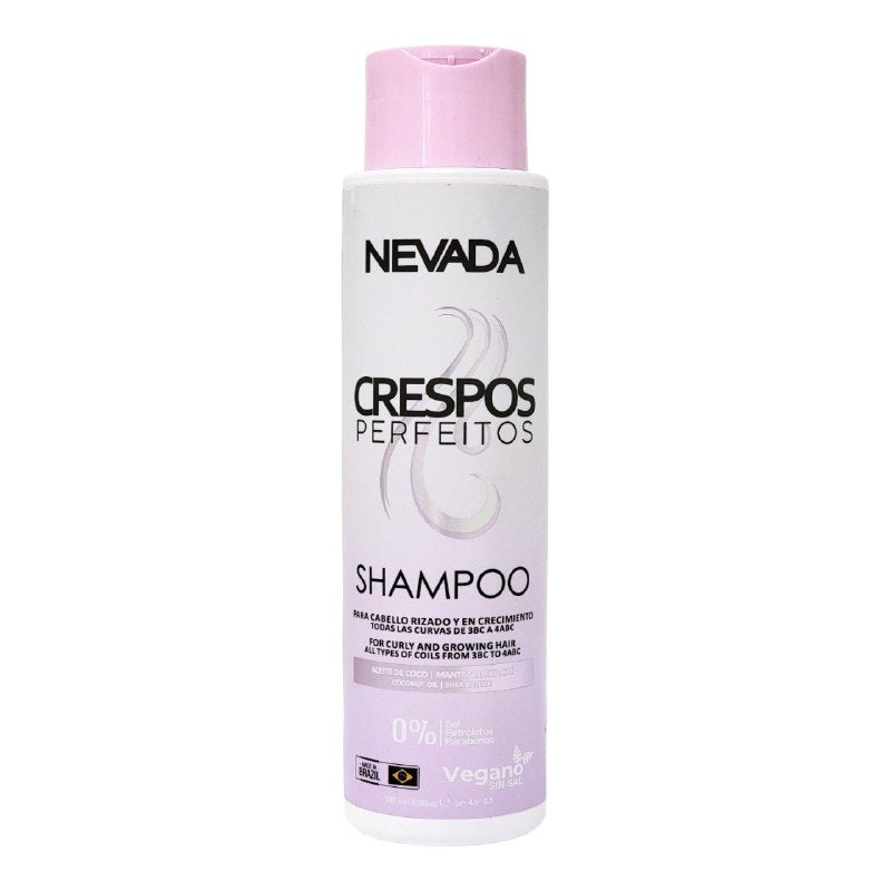 SHAMPOO NUTRITIVO PARA CABELLO RIZADO Y AFRO DE COCO Y KARITE NEVADA 500ML