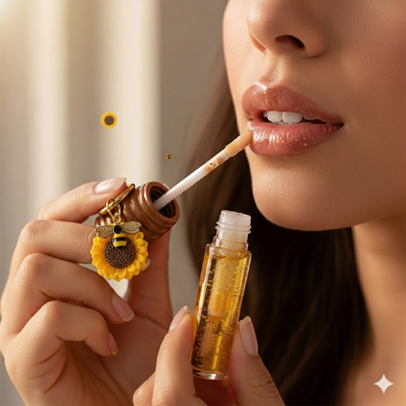 BRILLO LABIAL ACEITE CON SABOR A MIEL HIDRATANTE HOLD MORNING