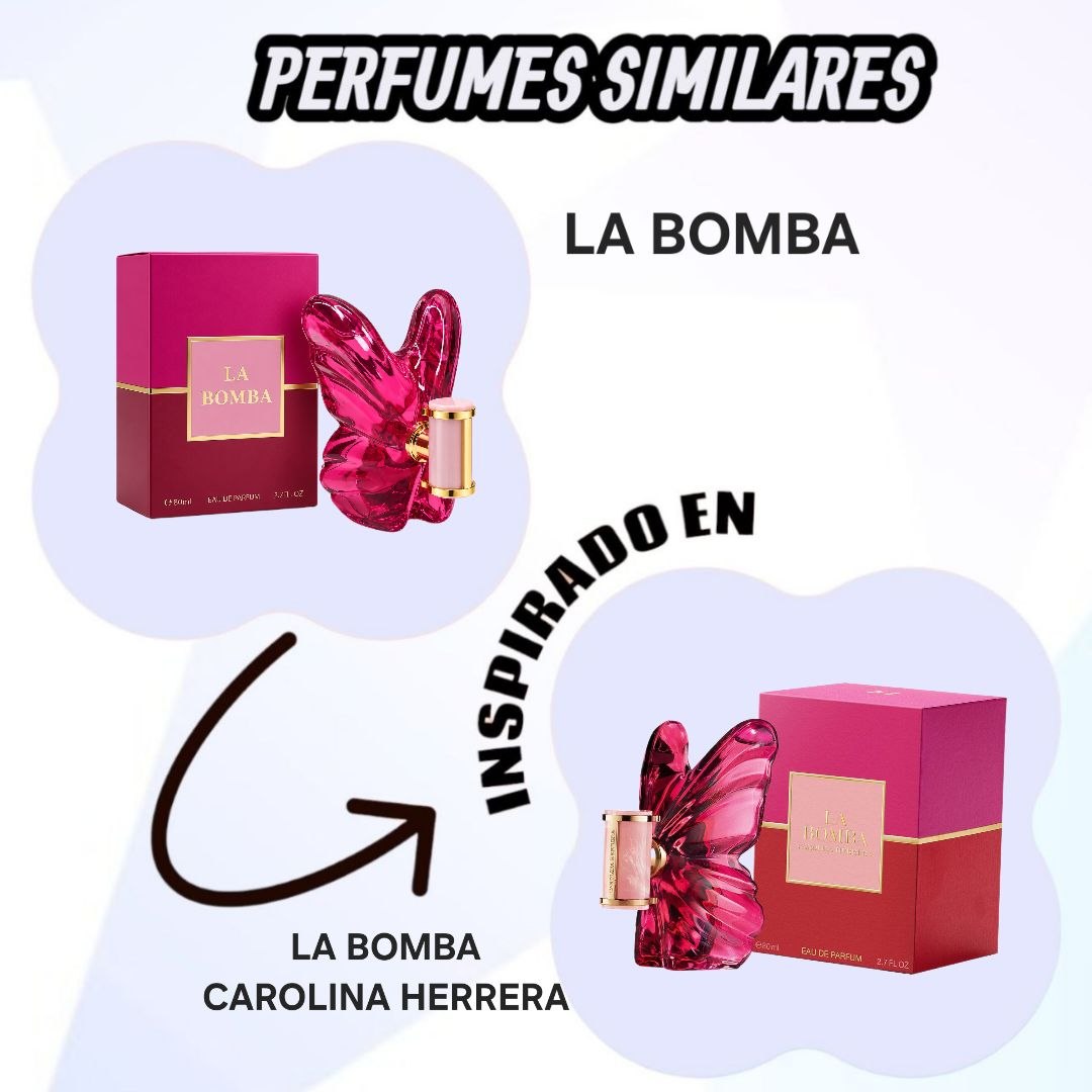 PERFUME ECONÓMICO LA BOMBA EAU DE PARFUM 80ML
