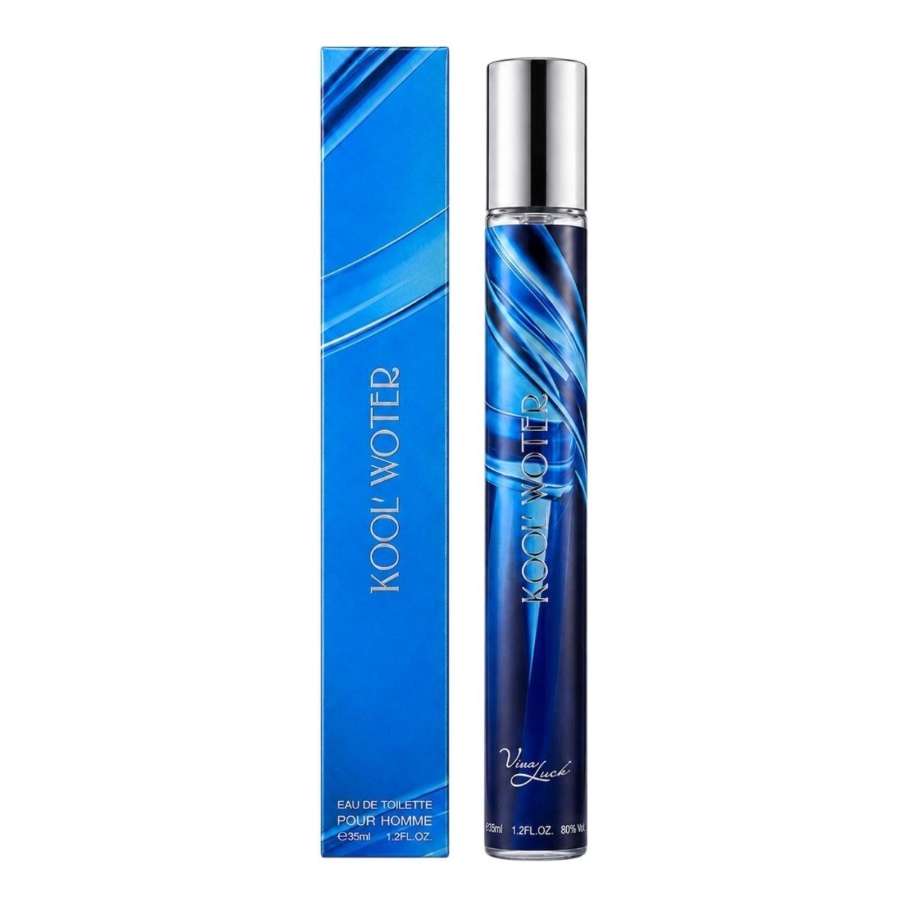 PERFUME DE TUBO KOOL WOTER VIVA LUCK 35ML 1 UND (DUPE COOL WATER DAVIDOFF)