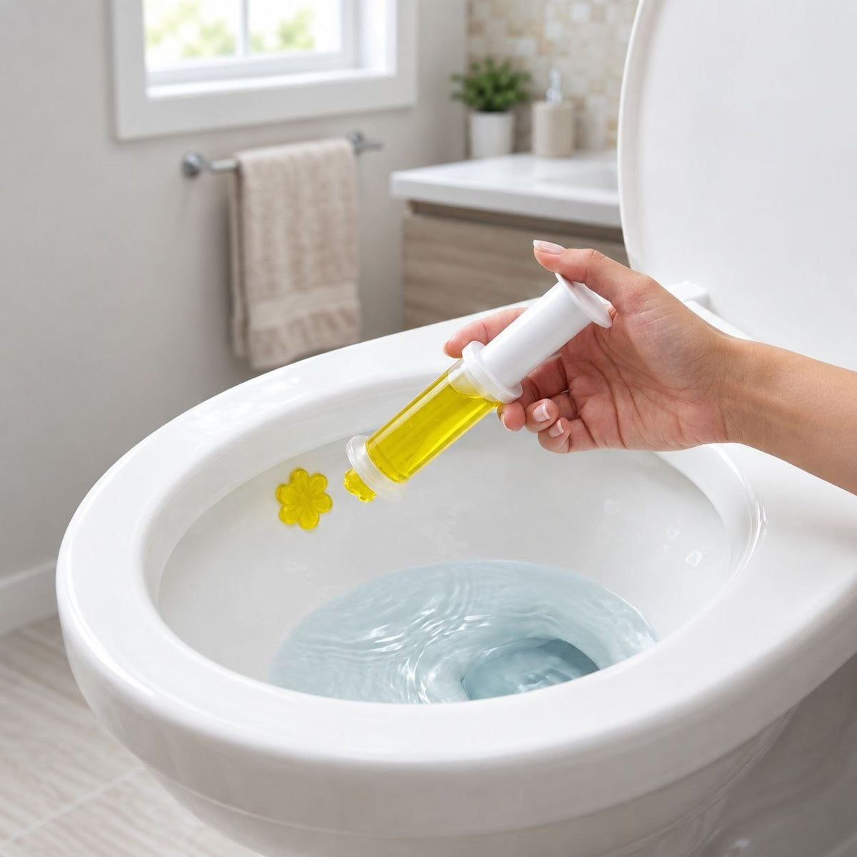 GEL LIMPIADOR Y AROMATIZANTE PARA INODOROS LIMÓN AIRFUSION 4 PIEZAS