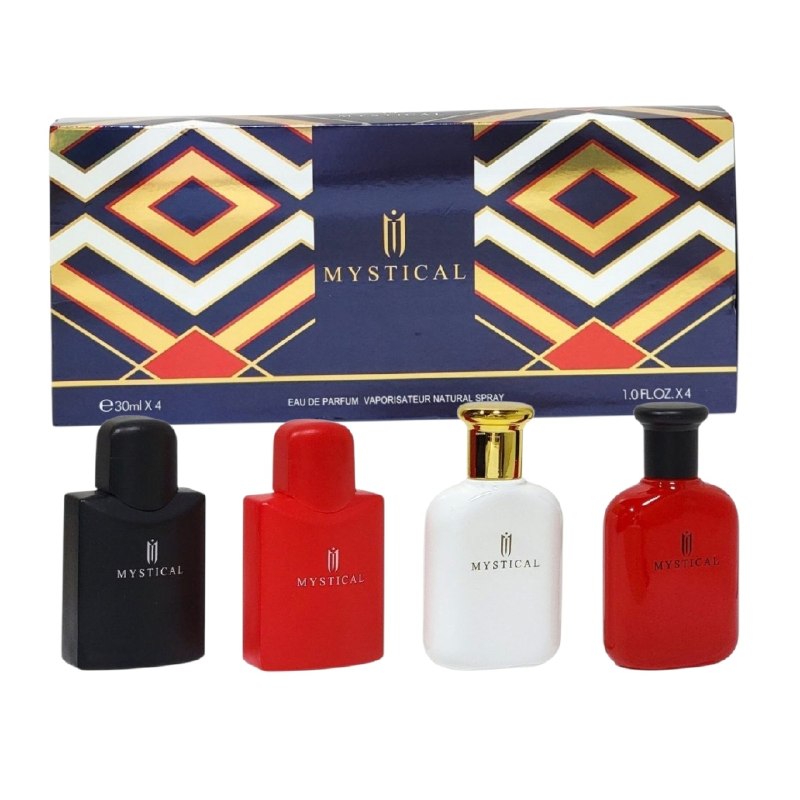 SET DE 4 MINI PERFUME ECONÓMICOS MYSTICAL EDP 4X30ML
