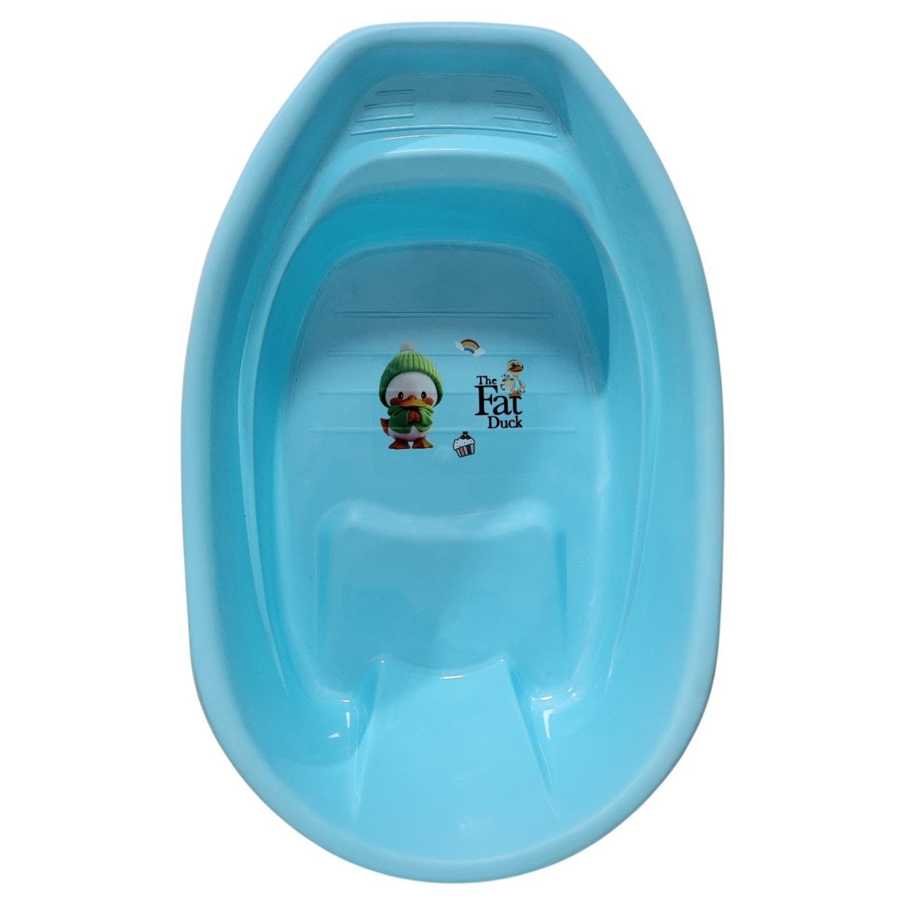 BAÑERA DE PLÁSTICO DOS POSICIONES PARA BEBÉS FACILITA LA LIMPIEZA Y SEGURIDAD