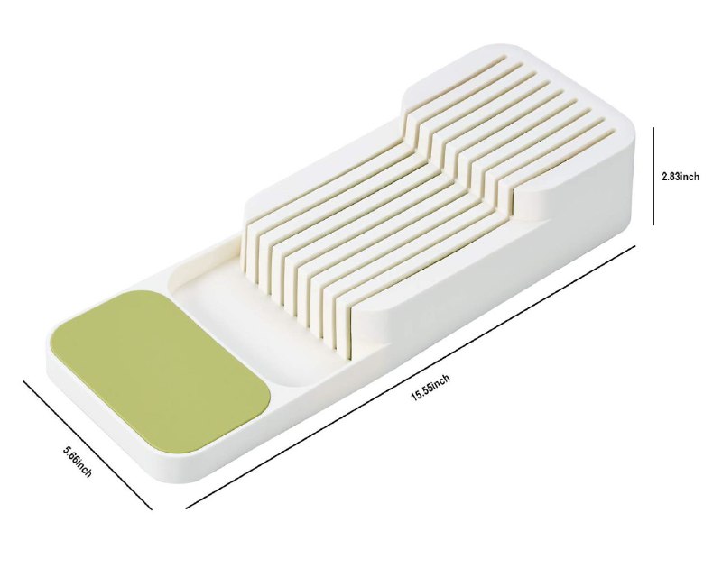 ORGANIZADOR DE COCINA PARA CUCHILLOS DE 2 NIVELES COMPACTO