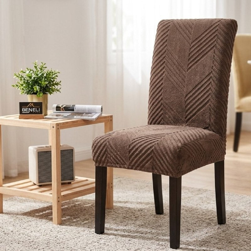 FUNDA ELASTICA PROTECTORA PARA SILLA DE COMEDOR AJUSTABLE BENELI HOME