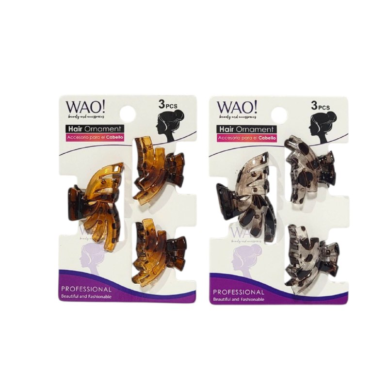 GANCHO PARA EL CABELLO DISEÑO ELEGANTE WAO 3UND, 6 ESTILOS