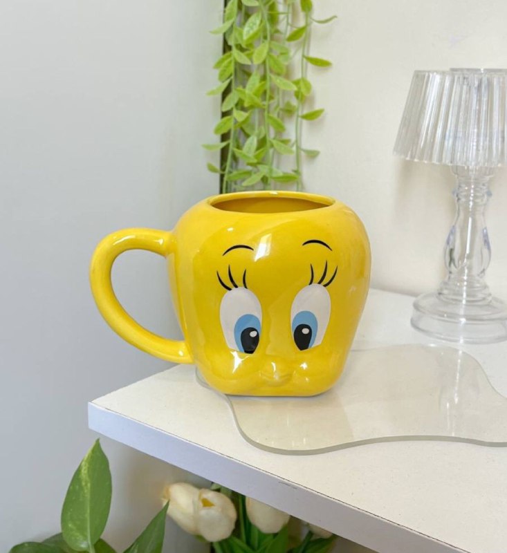 TAZA DE CERAMICA, RESISTENTE AL CALOR, MANGO CREATIVO DISEÑO PIOLIN