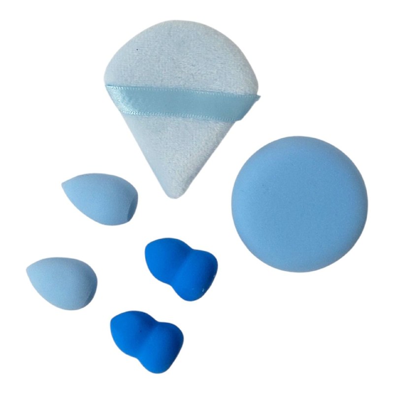 SET DE ESPONJAS U BORLAS DE MAQUILLAJE KISS LOVELY