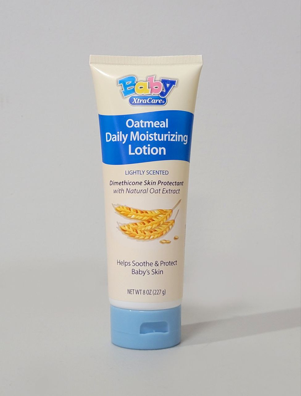 CREMA CORPORAL HIDRATANTE PARA BEBE CON AVENA LIGERAMENTE PERFUMADA XTRACARE 227G