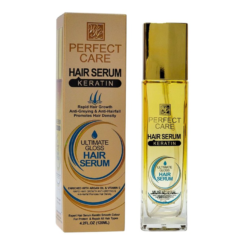 SUERO PARA EL CABELLO DE QUERATINA CRECIMIENTO RAPIDO ANTICANAS Y ANTICAIDA PERFECT CARE 120ML